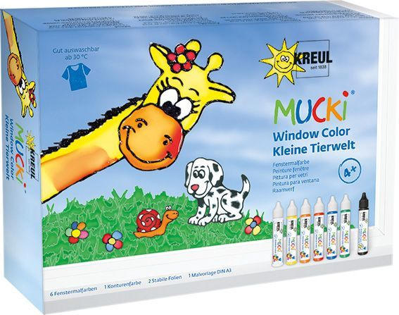 KREUL Window Color ”Mucki” 7 x 29 ml