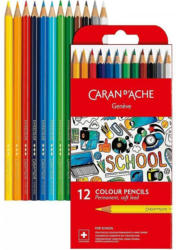 CARAN D'ACHE Buntstifte 12 Stück mehrere Farben