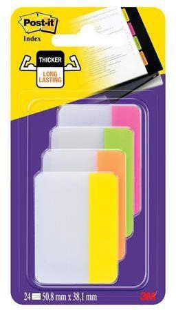 POST-IT Index ”Strong” 38 x 50,8 mm 4 x 6 Blatt bunt