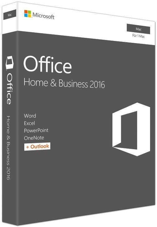 Microsoft Office Home & Business 2016 für 1 MAC Vollversion
