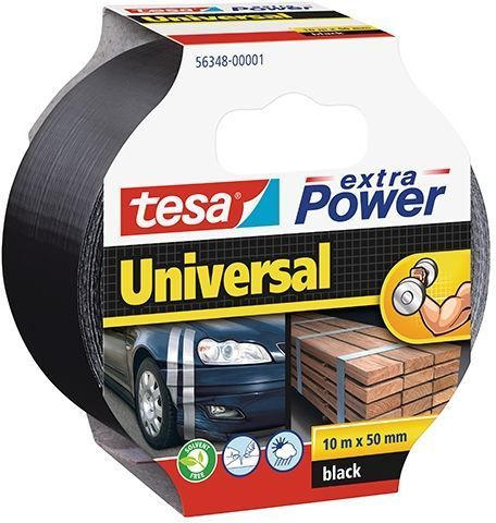 TESA Gewebeband 10 m x 50 mm schwarz