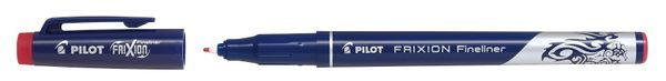 PILOT Fineliner ”FriXion” 0,45 mm rot