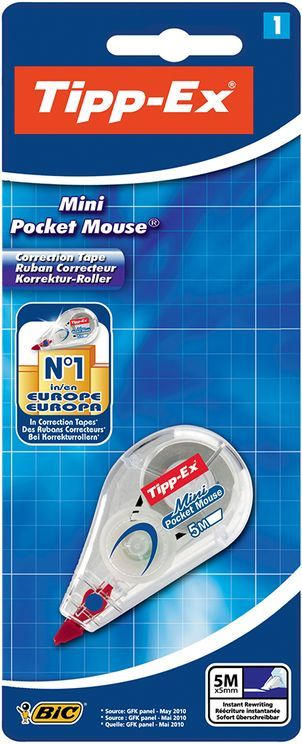 TIPP-EX Korrekturroller ”Mini Pocket Mouse” 5 mm x 5 m