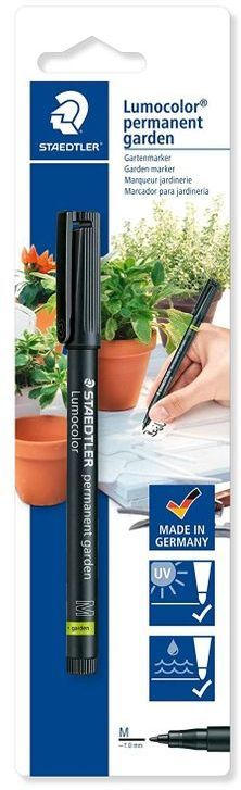 STAEDTLER Gartenmarker ”Lumocolor” 1 mm schwarz