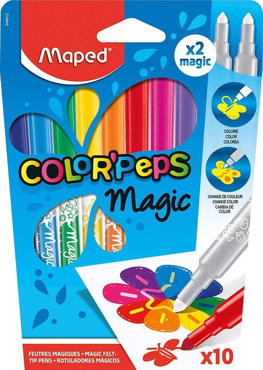 MAPED Fasermaler ”Color'Peps Magic” 10 Stück mehrere Farben