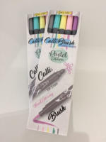 PAGRO DISKONT ONLINE Kalligraphie-Set ”Calli Brush - Pastel” 5 Stück mehrere Farben