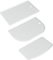 METALTEX Teigkarten-Set 3 Teile weiß