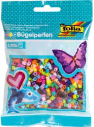 FOLIA Bügelperlen 2.200 Stück bunt