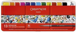 CARAN D'ACHE Deckfarbenkasten 13 Farben