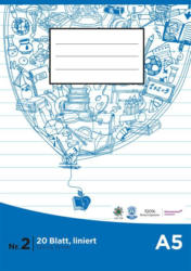 PAGRO Heft A5 20 Blatt liniert