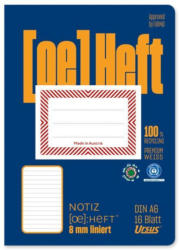 URSUS GREEN Notizheft A6 16 Blatt liniert