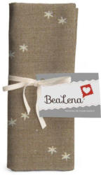 HOTEX Baumwollstoff ”Sterne” 50 x 70 cm braun