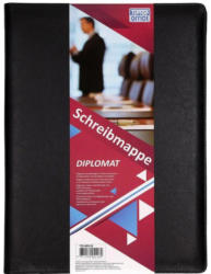 Schreibmappe ”Diplomat” A4 aus Kunstleder schwarz