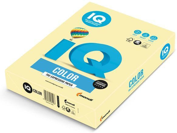 IQ Color Kopierpapier 500 Blatt DIN A4 hellgelb