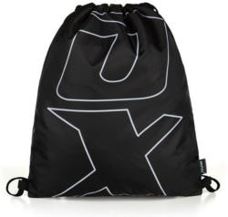 Kordelrucksack ”Oxy Sport Black Line” schwarz/weiß