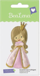 BEALENA Applikation ”Prinzessin” 5 x 9 cm rosa