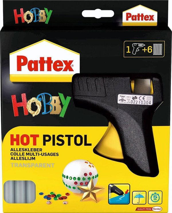 PATTEX Heißklebepistole Starter-Set inkl. 6 Patronen