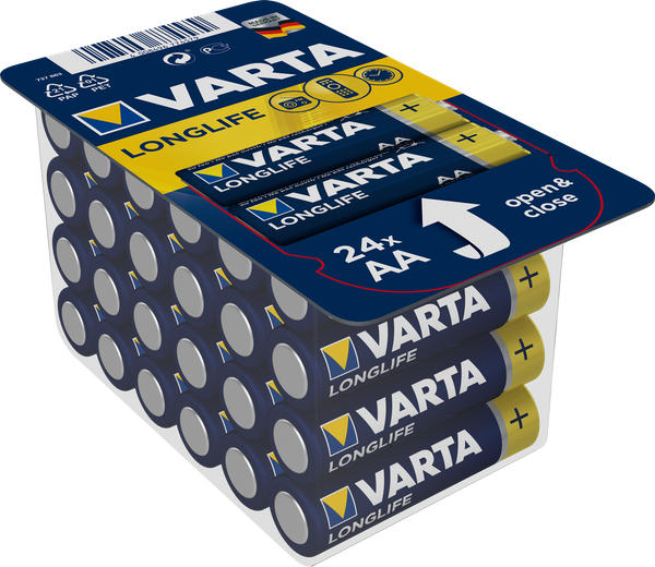 VARTA Longlife AA Batterie 24 Stück