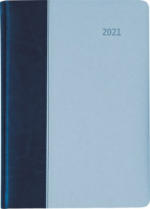 PAGRO DISKONT Buchkalender ”Premium Air” 15 x 21 cm blau 2021