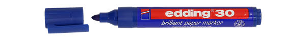 EDDING Brillant-Papiermarker 30 Rundspitze 1,5-3 mm blau