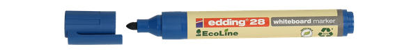 EDDING Whiteboardmarker 28 "Ecoline" Rundsitze 1,5-3 mm blau