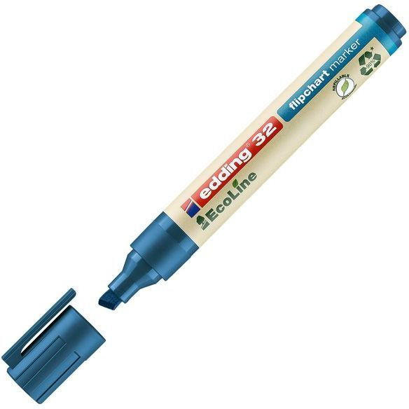 EDDING Flipchartmarker 32 "Ecoline" Keilspitze 1-5 mm blau