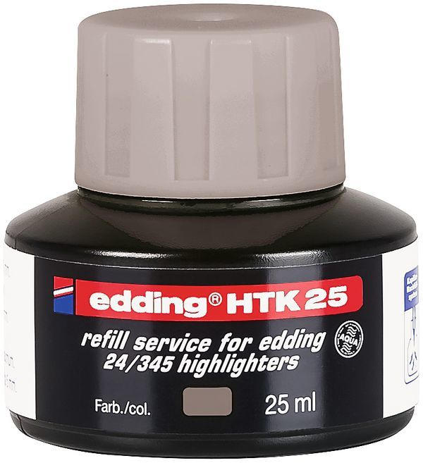 EDDING Nachfülltinte HTK25 für Textmarker 25 ml grau