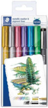 PAGRO DISKONT STAEDTLER Metallic Marker Set 7 Teile mehrere Farben