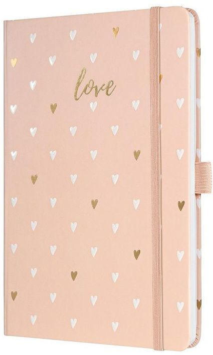 SIGEL Notizbuch ”Jolie - Rose Love” A5 liniert 174 Blatt pastellrosa