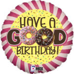 PAGRO DISKONT Folienballon "Donut Birthday" bunt