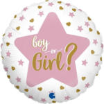 PAGRO DISKONT Folienballon "Boy or girl?" bunt