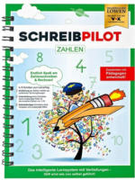 PAGRO DISKONT SCHREIBPILOT Lernheft A4 "Zahlen" mit Stift und Radierer