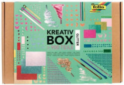 FOLIA Bastelset "Kreativ Box Glitter Mix" 900 Teile bunt