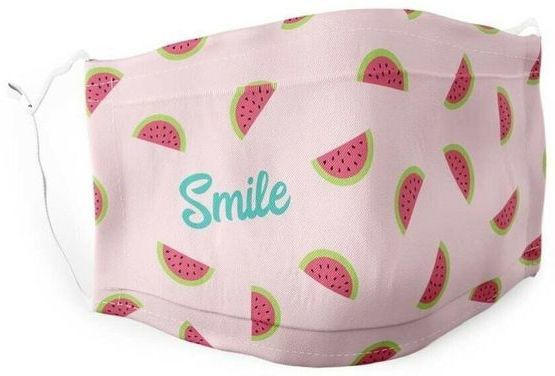 Mund-Nasen-Maske "Smile" rosa