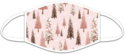 Mund-Nasen-Maske für Erwachsene "Winterlandschaft" rosa
