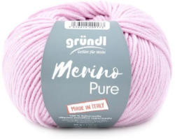 GRÜNDL Wolle "Merino Pure" 50g hellrosa