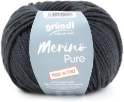 GRÜNDL Wolle "Merino Pure" 50g anthrazit