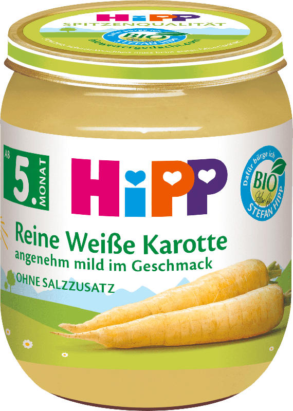Hipp Gemüse Reine weiße Karotte ab dem 5.Monat
