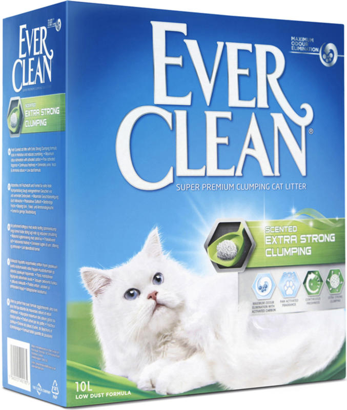 Everclean Scented Extra Strong Clumping FG litière pour chats 10l
