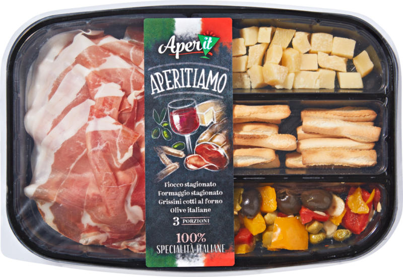Aperitiamo Apéroschale, mit Rohschinken, 150 g