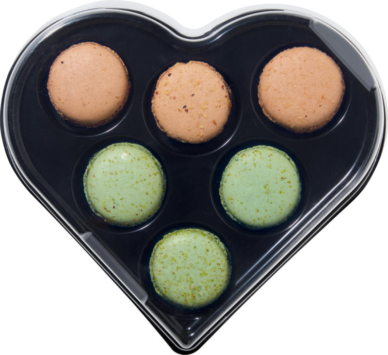 Caba Macarons , Pralinégeschmack, 6 Stück, 90 g
