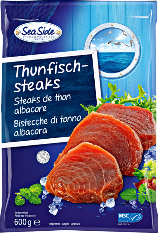 Steak de thon albacore Sea Side, 600 g