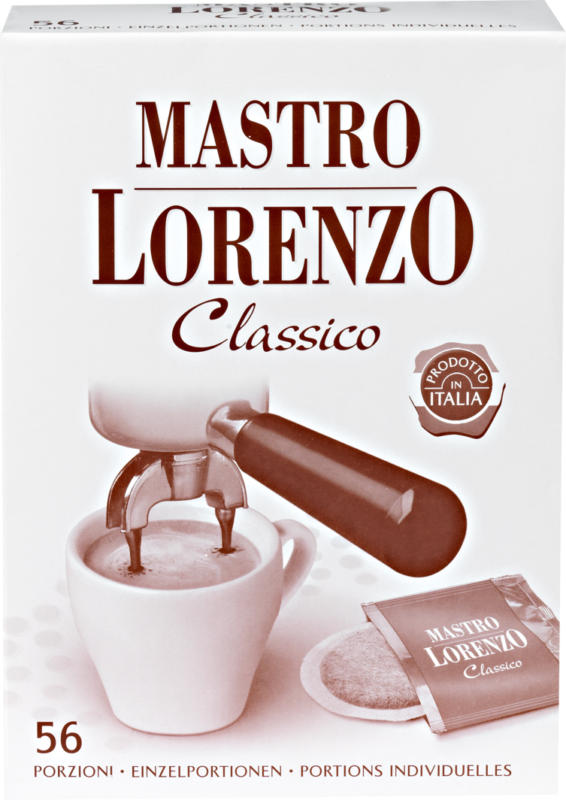 Café Classico Mastro Lorenzo, 56 portions individuelles, 420 g