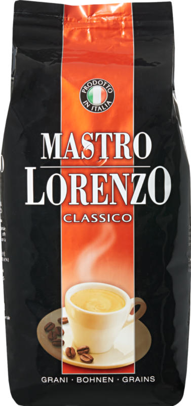 Caffè Classico Mastro Lorenzo, in grani, 1 kg