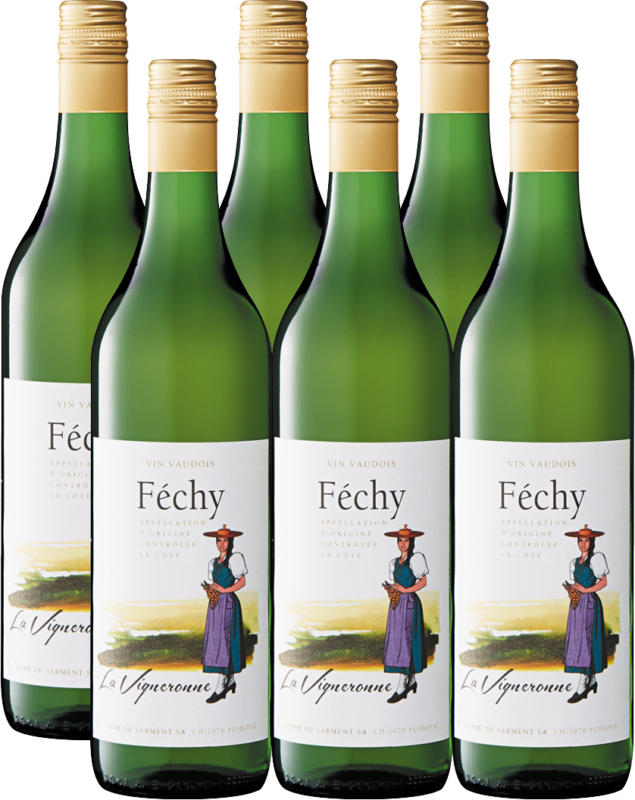 La Vigneronne Féchy AOC La Côte, 2019, Vaud, Suisse, 6 x 70 cl