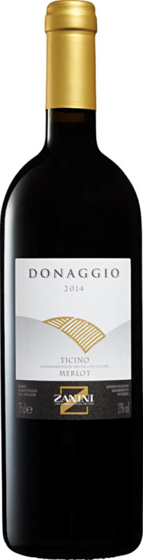 Zanini Donaggio Merlot del Ticino DOC, 2016, Tessin, Suisse, 75 cl