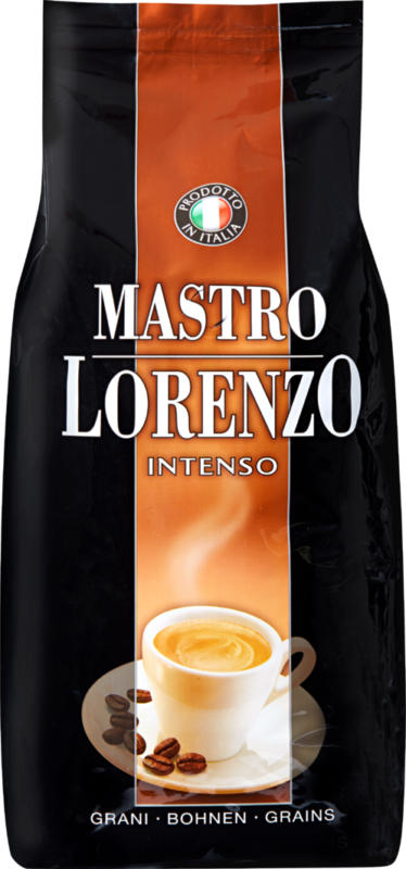 Caffè Intenso Mastro Lorenzo, in grani, 1 kg