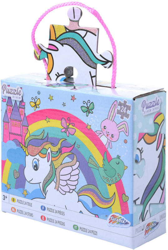 Puzzle mit Einhorn-Motiv (Nur online)
