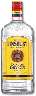FINSBURY LONDON DRY GIN 37,5% 1L