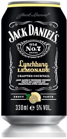 JACK DANIELS LEMONADE 5% 330ML